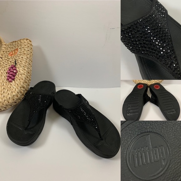 Bridal Jeweled Flip Flops ~ Jeweled Sandals